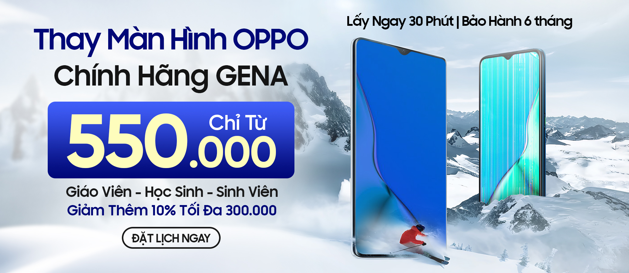 Thay màn hình OPPO Chỉ từ 550k